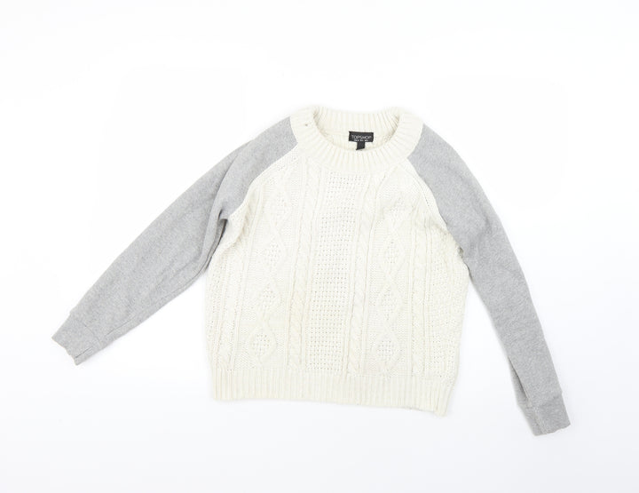Topshop Womens Multicoloured Pullover Jumper Size 6
