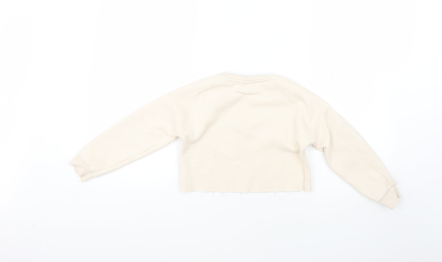 Matalan Girls Beige   Pullover Jumper Size 6 Years
