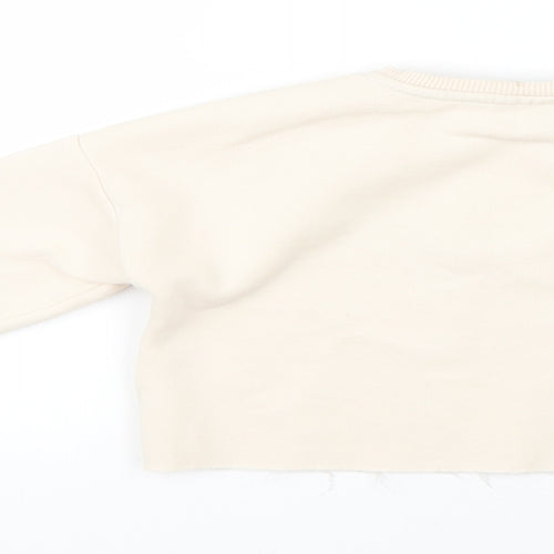 Matalan Girls Beige   Pullover Jumper Size 6 Years