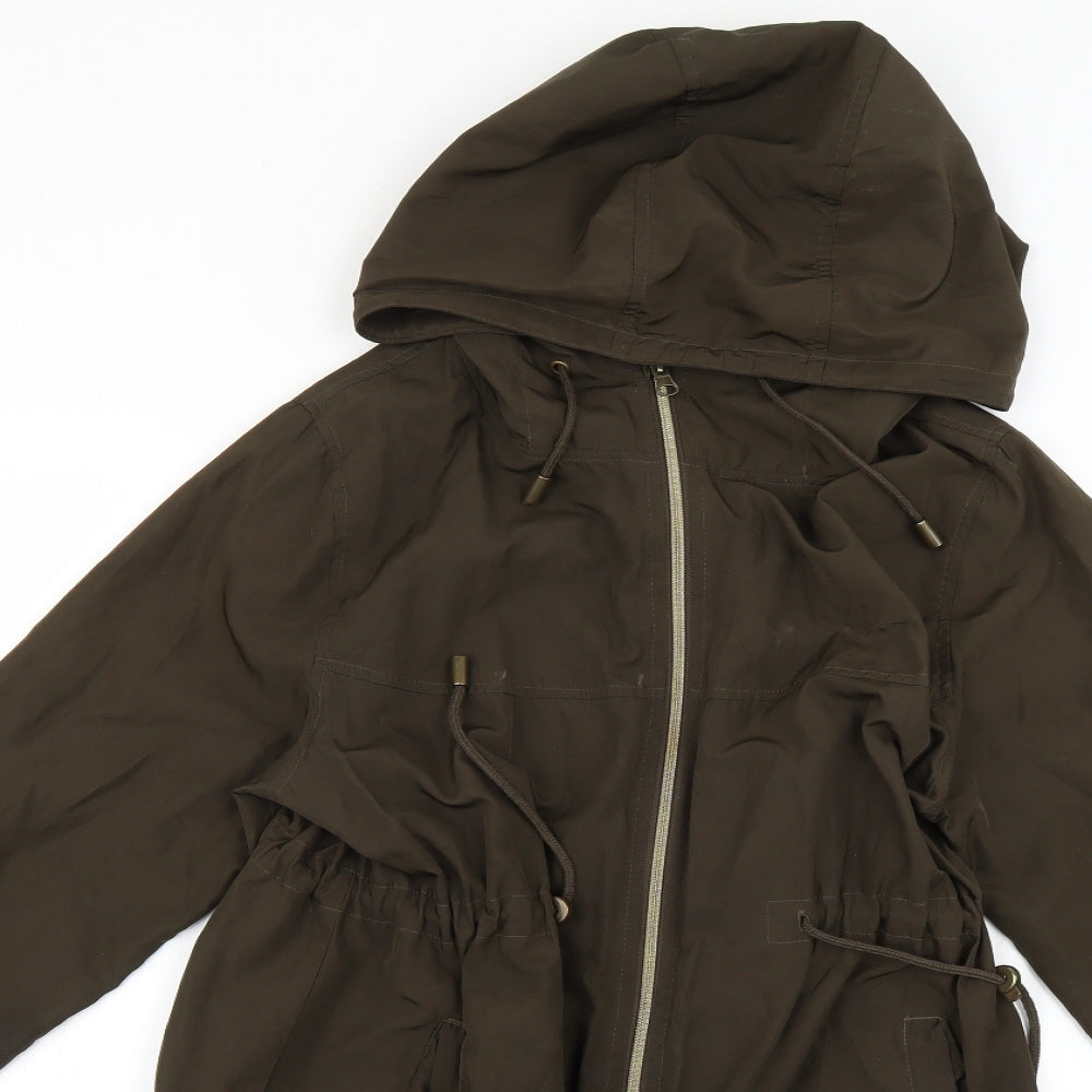 Atmosphere Womens Green   Rain Coat Coat Size 10