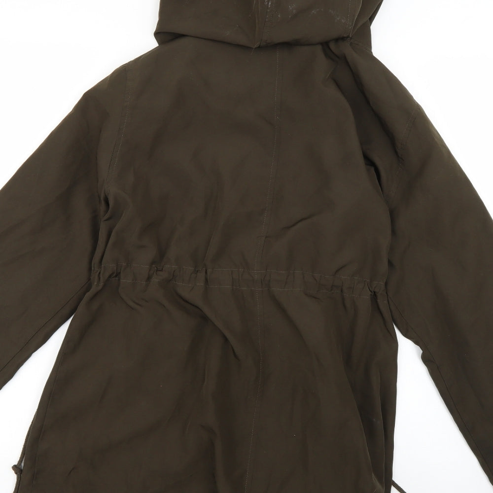 Atmosphere Womens Green   Rain Coat Coat Size 10