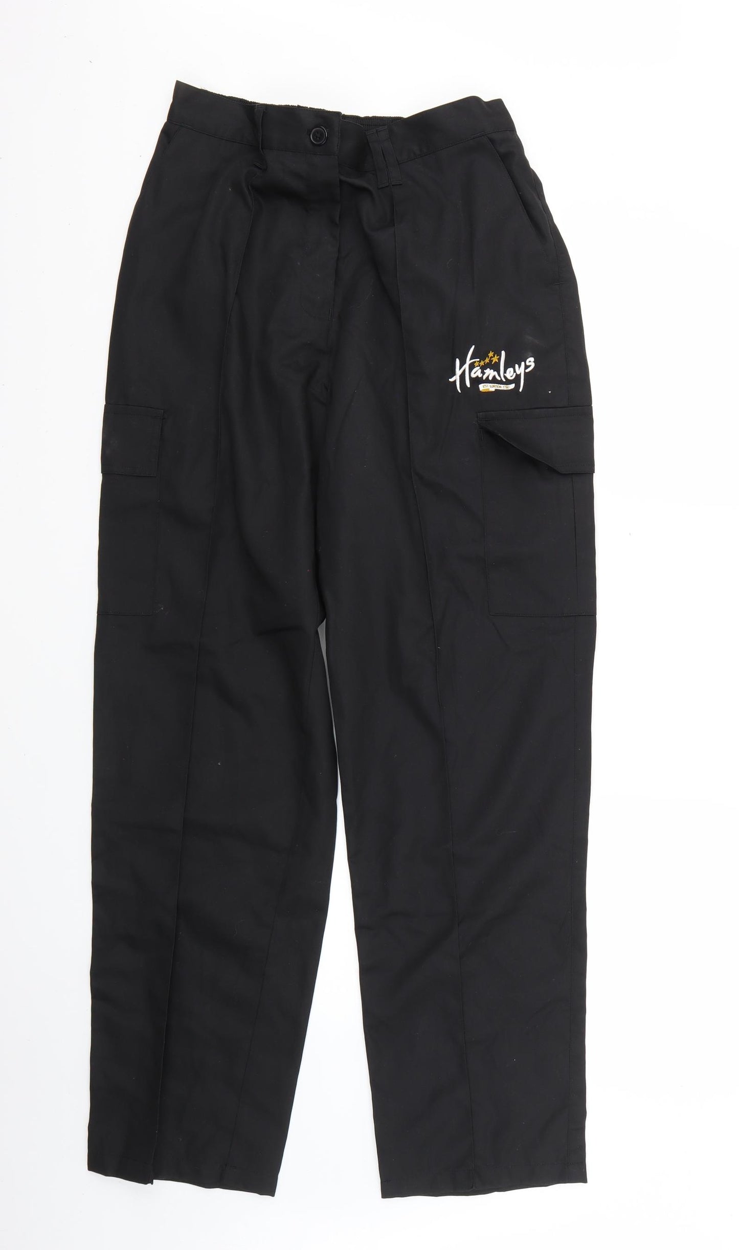 hanleys Womens Black   Cargo Trousers Size 16 L30 in