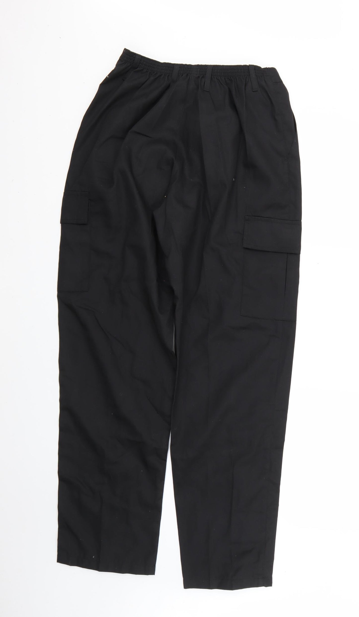 hanleys Womens Black   Cargo Trousers Size 16 L30 in