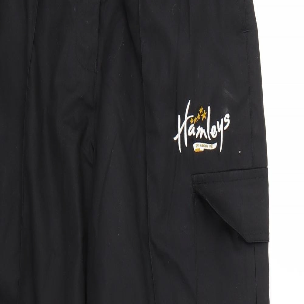 hanleys Womens Black   Cargo Trousers Size 16 L30 in