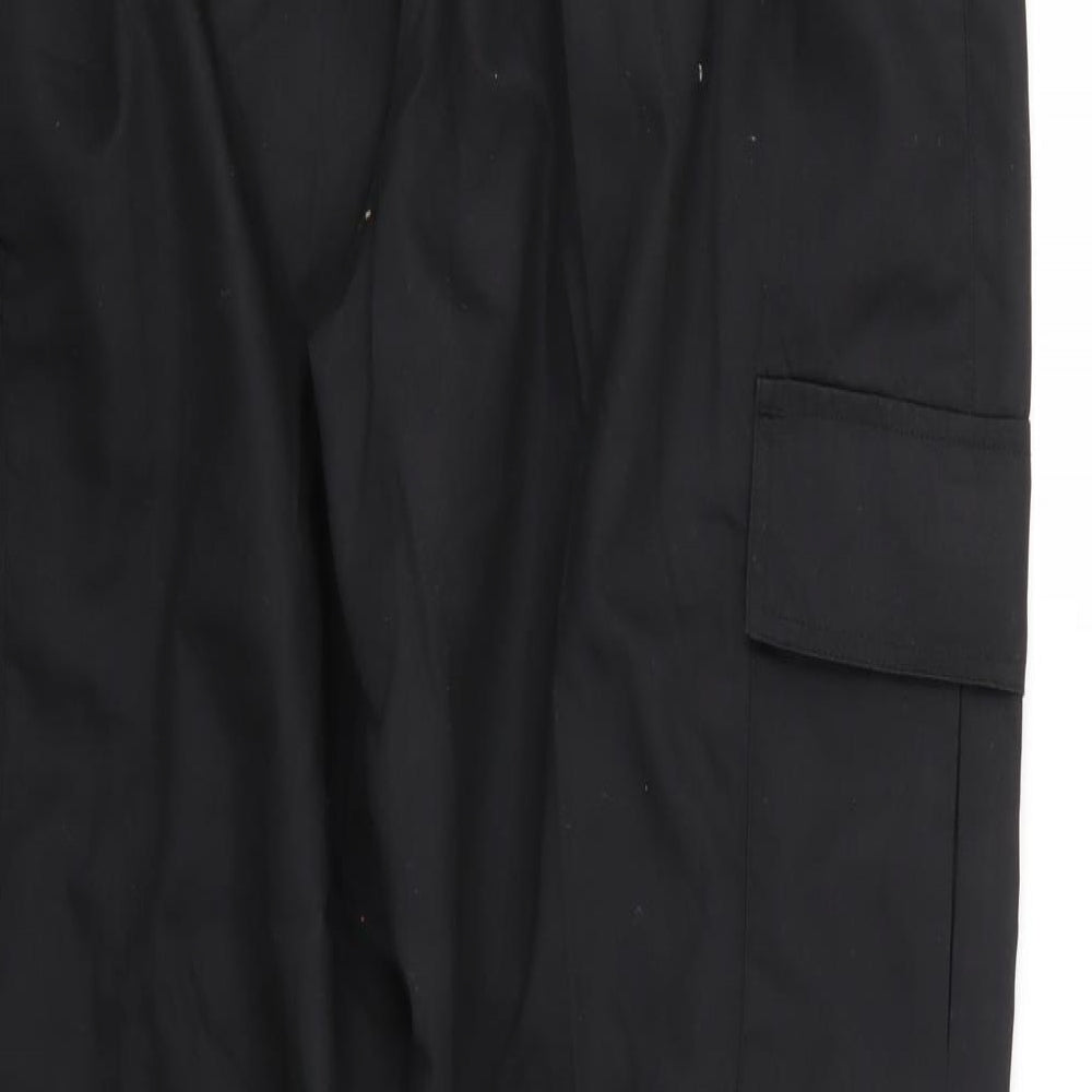 hanleys Womens Black   Cargo Trousers Size 16 L30 in