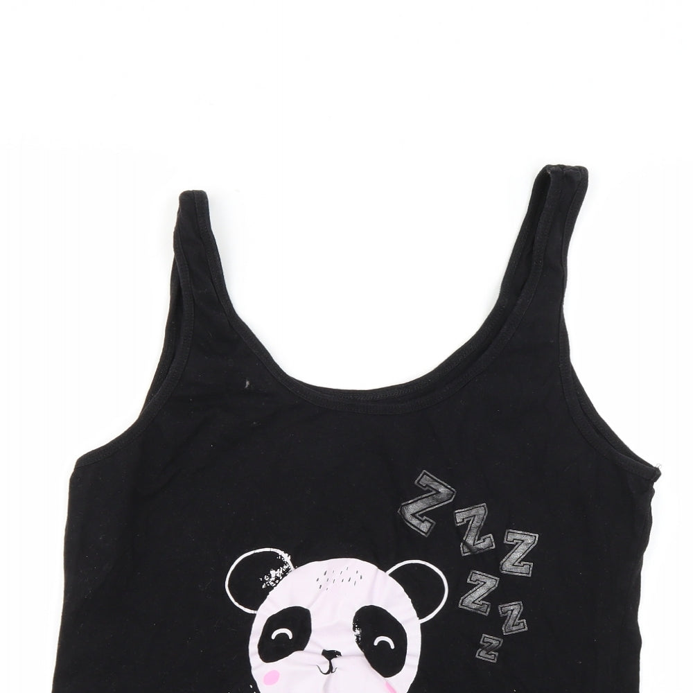 love to lounge Womens Black   Top Pyjama Set Size 14