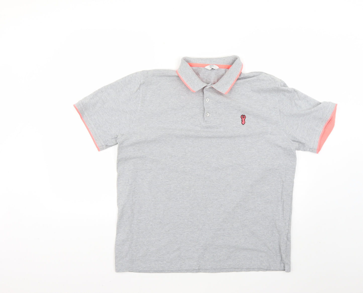 NEXT Mens Grey    Polo Size XL