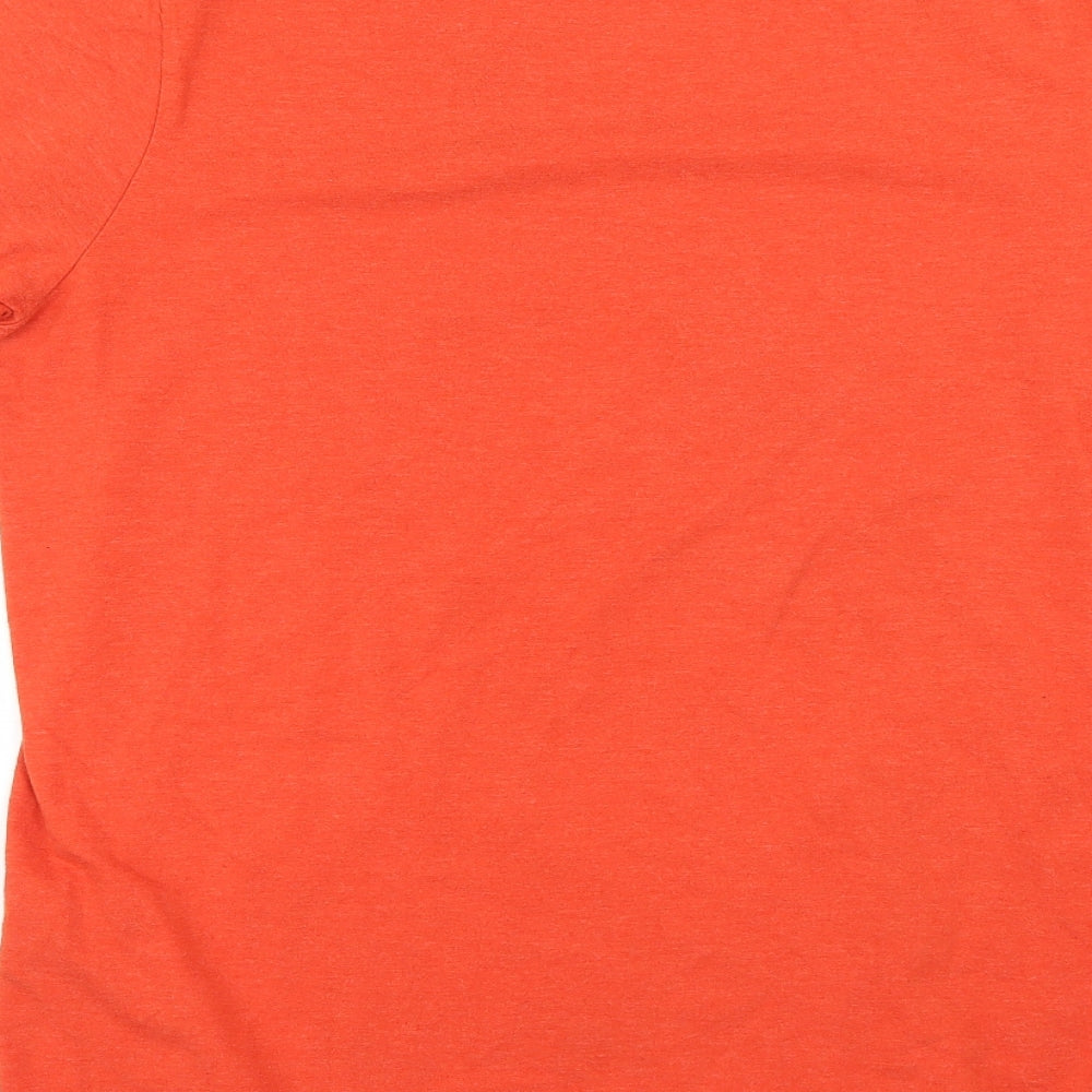 JACK & JONES Mens Orange    T-Shirt Size XL