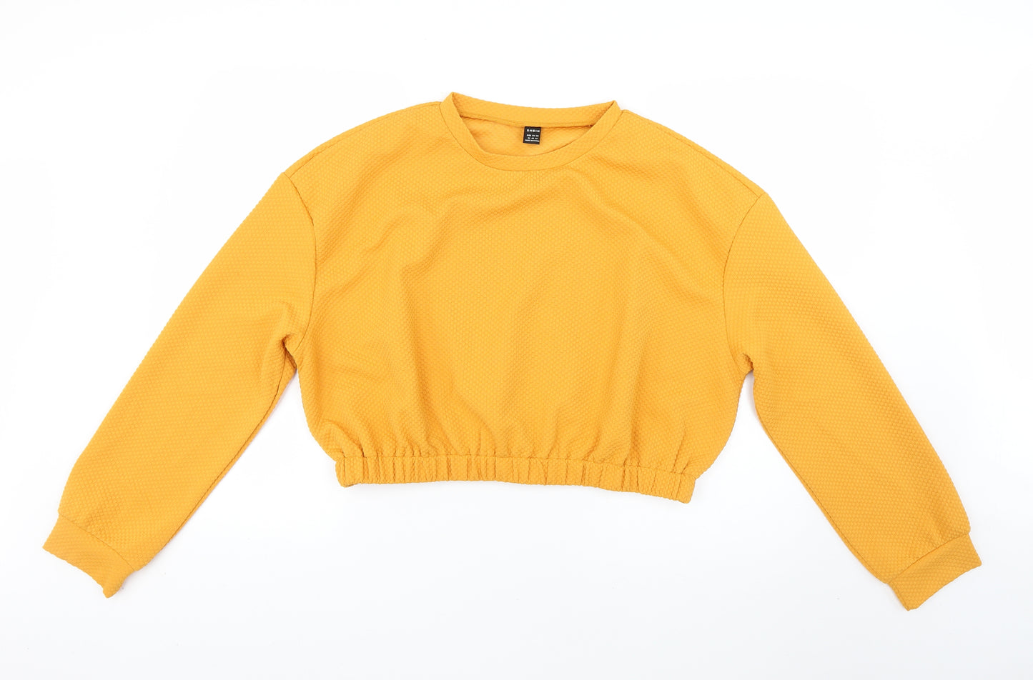 SheIn Womens Yellow   Pullover Jumper Size XL