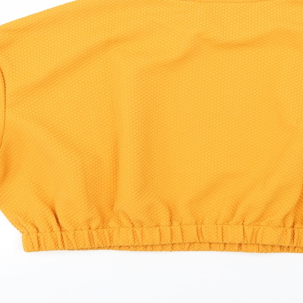 SheIn Womens Yellow   Pullover Jumper Size XL