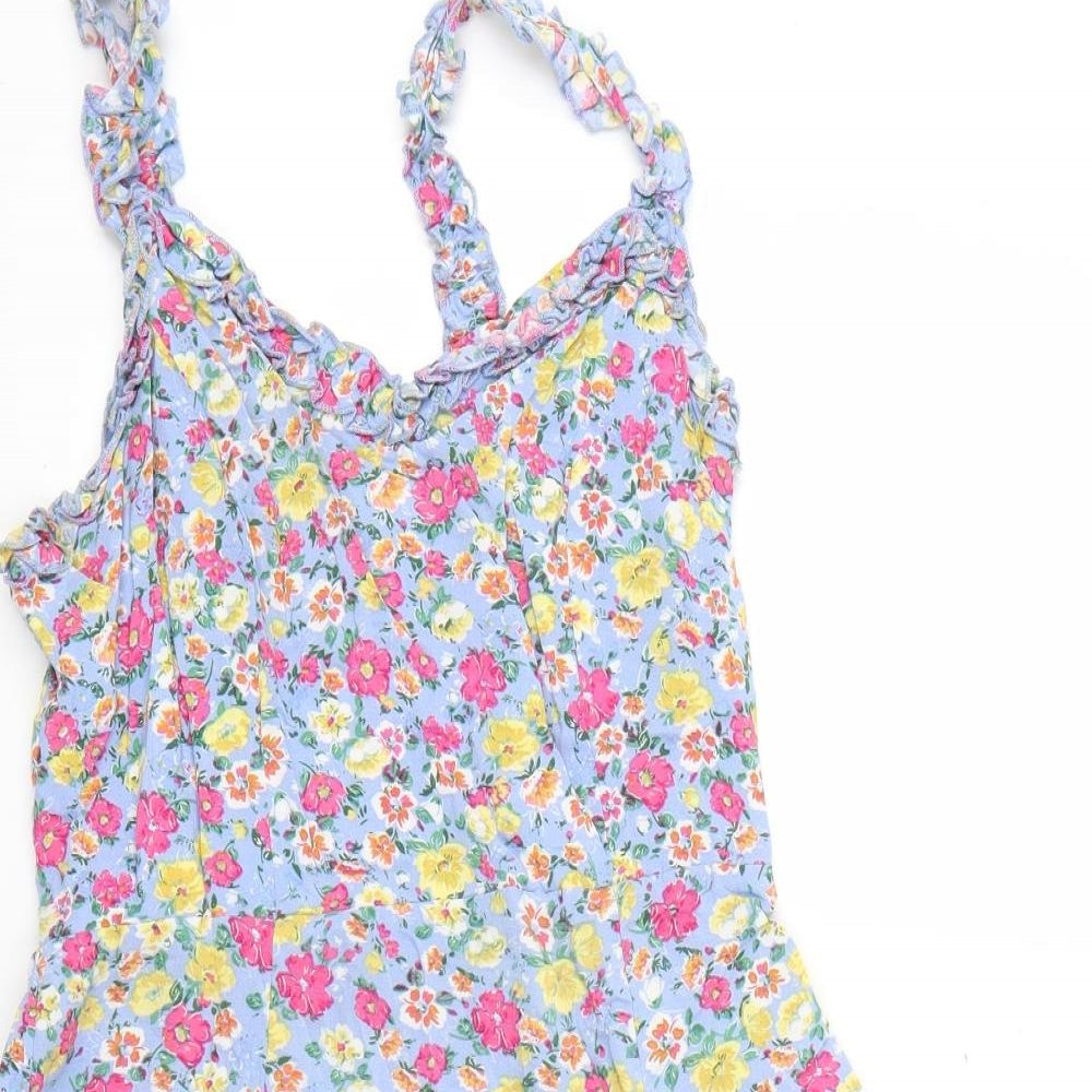 New Look Womens Multicoloured Floral  Fit & Flare  Size 12