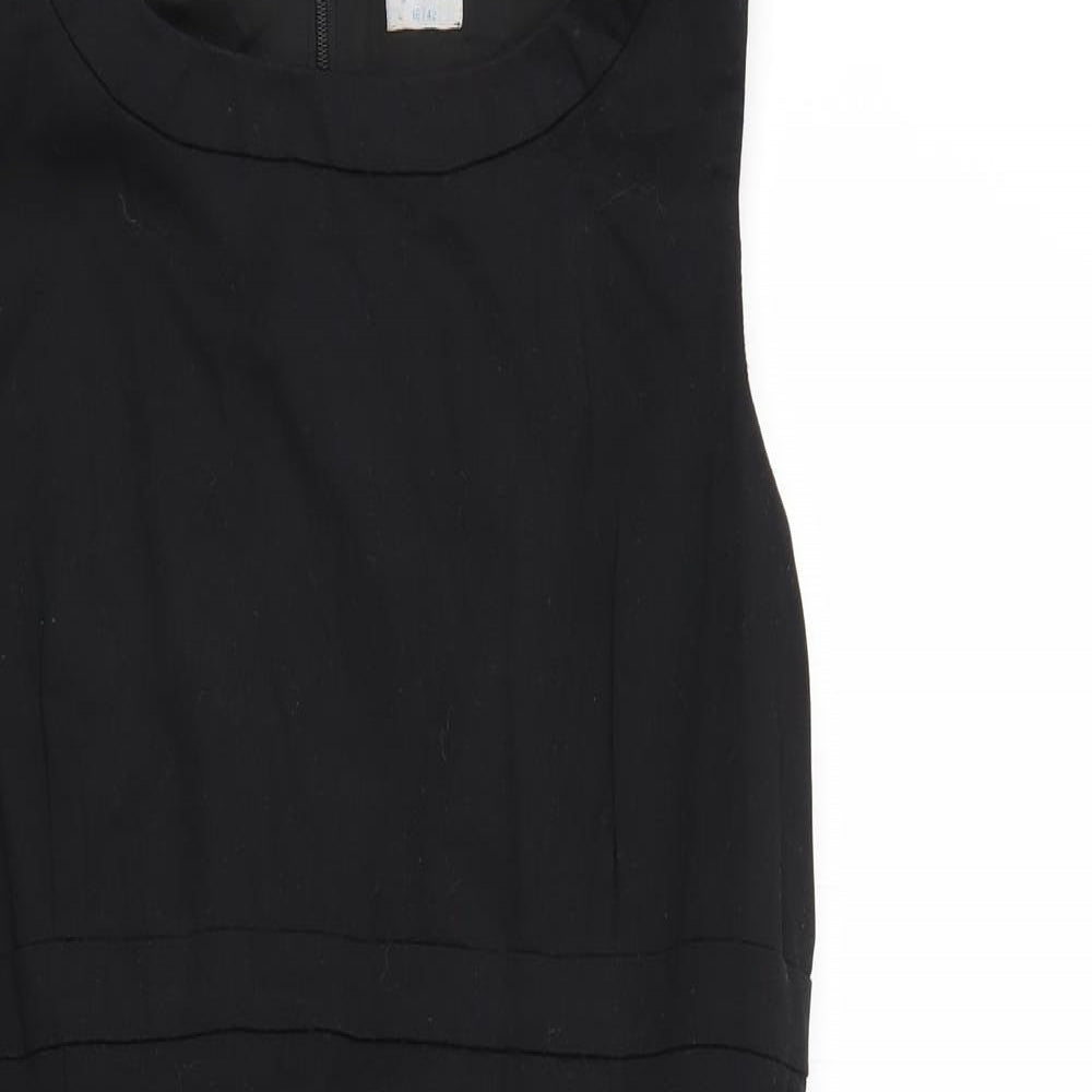 Oasis Womens Black   Bodycon  Size 16