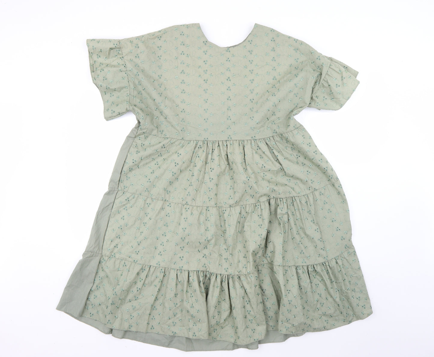 PRETTYLITTLETHING Womens Green   Fit & Flare  Size 16