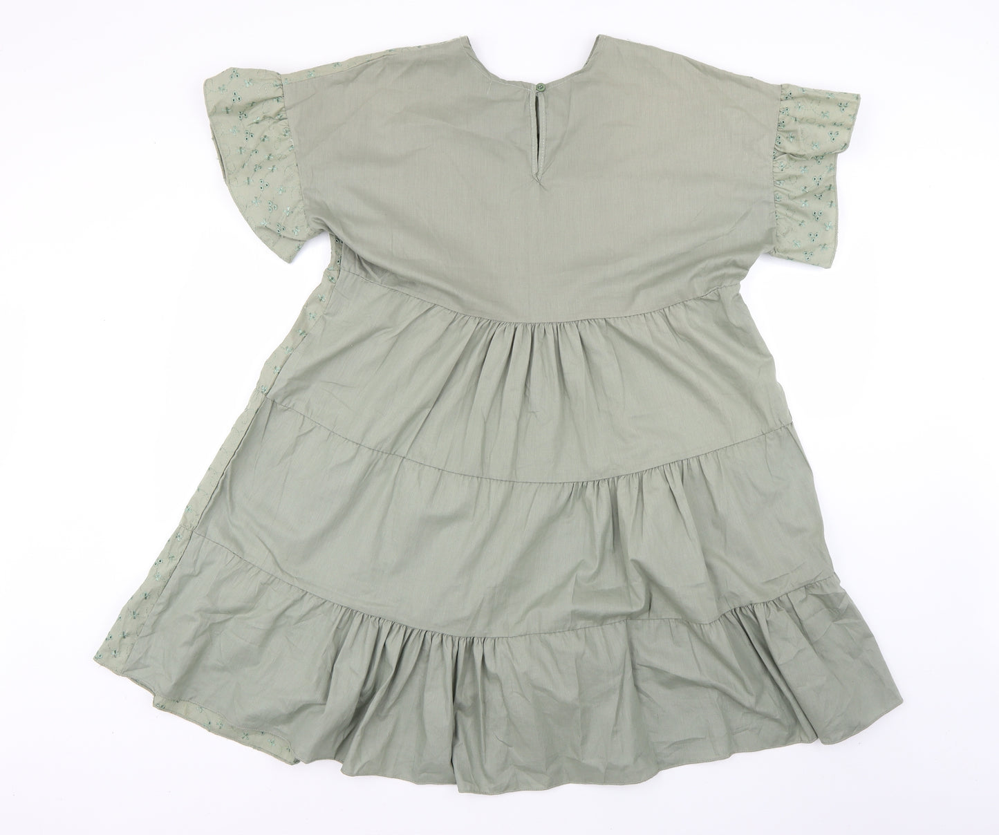 PRETTYLITTLETHING Womens Green   Fit & Flare  Size 16