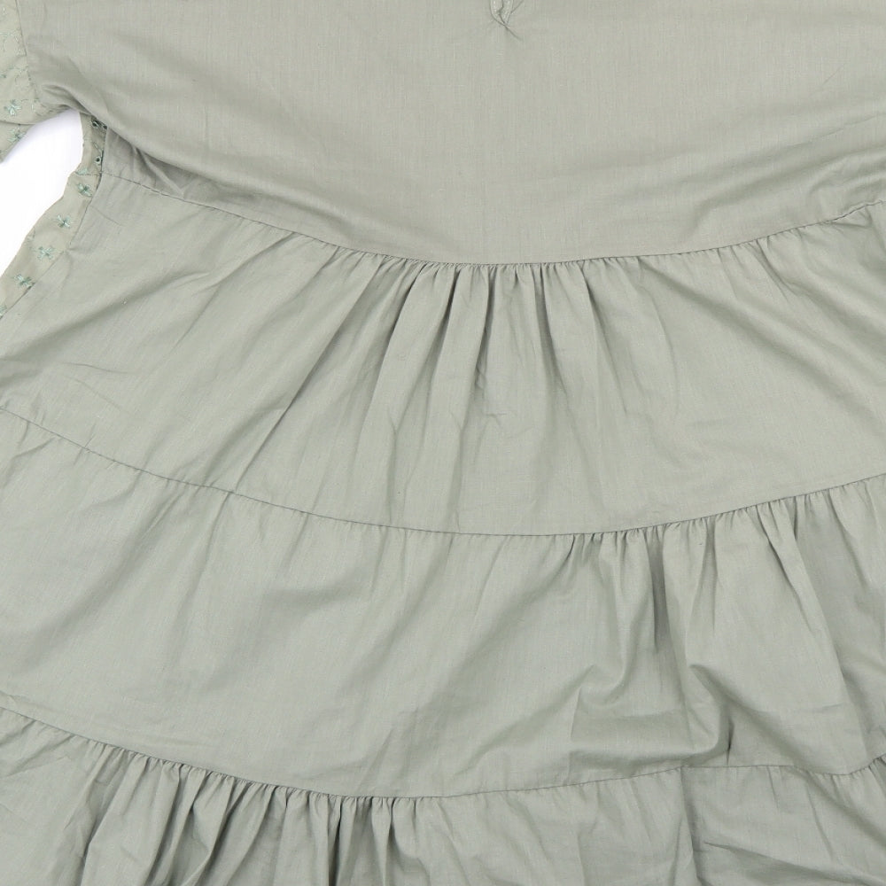 PRETTYLITTLETHING Womens Green   Fit & Flare  Size 16