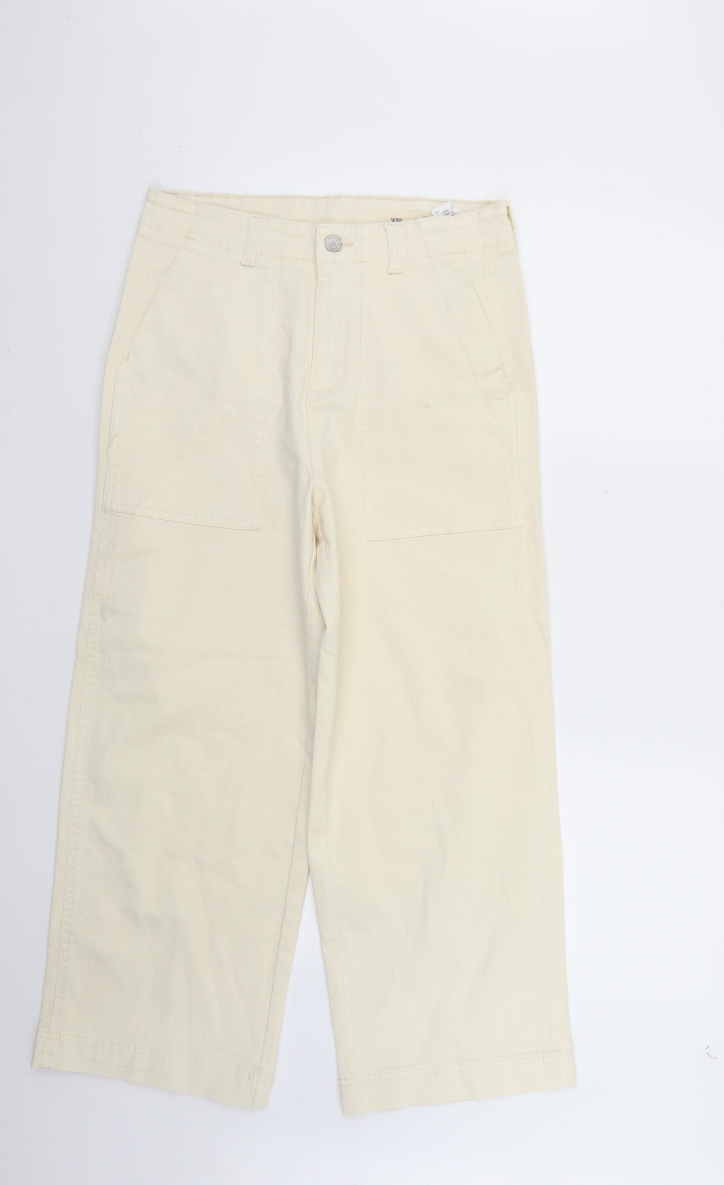 Marks and Spencer Womens Beige   Straight Jeans Size 10 L26 in