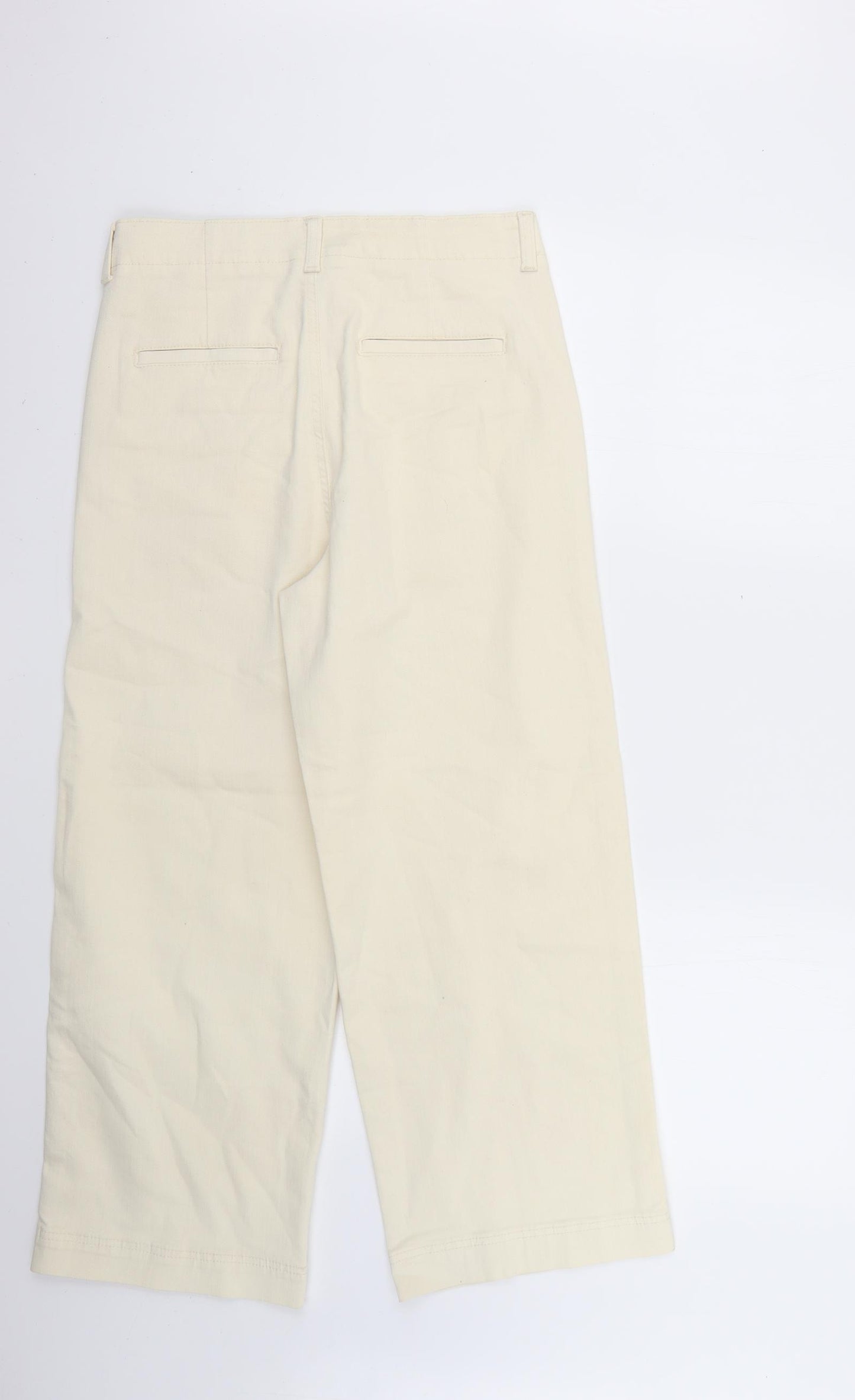 Marks and Spencer Womens Beige   Straight Jeans Size 10 L26 in