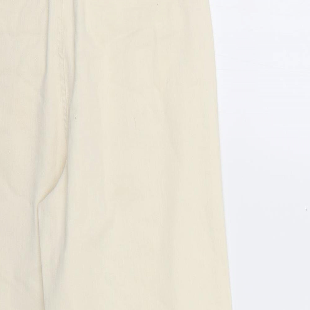 Marks and Spencer Womens Beige   Straight Jeans Size 10 L26 in