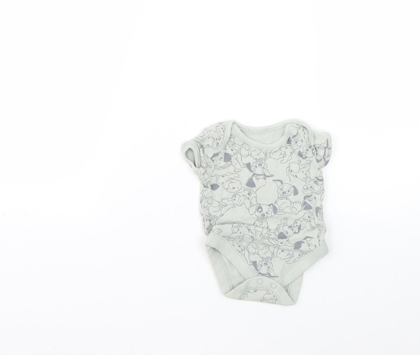 George Baby Green Geometric  Babygrow One-Piece Size 0-3 Months