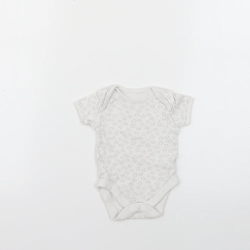 George  White Geometric  Babygrow One-Piece Size 0-3 Months