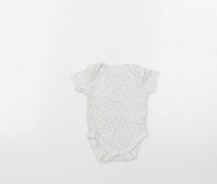 George White Geometric Babygrow One-Piece Size 0-3 Months