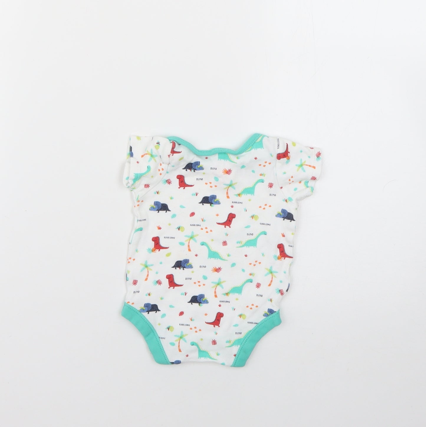 Baby Baby Multicoloured Geometric  Babygrow One-Piece Size 0-3 Months