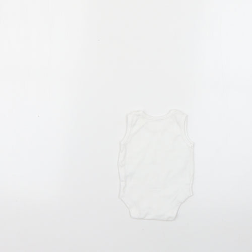 George Baby White   Babygrow One-Piece Size Newborn