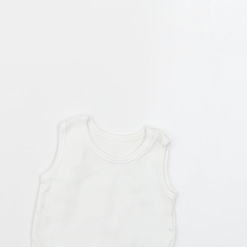 George Baby White   Babygrow One-Piece Size Newborn