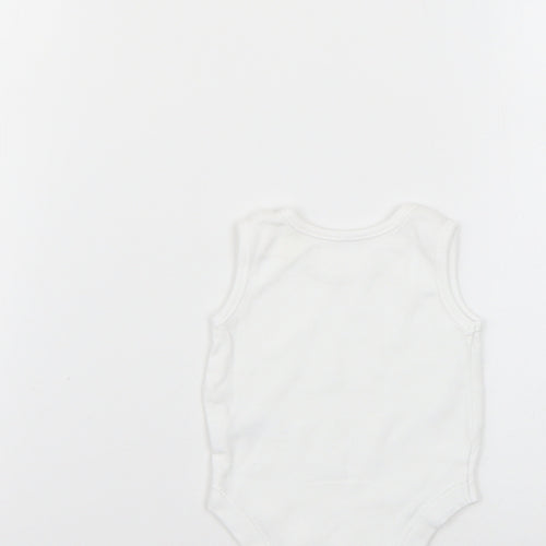 George Baby White   Babygrow One-Piece Size Newborn