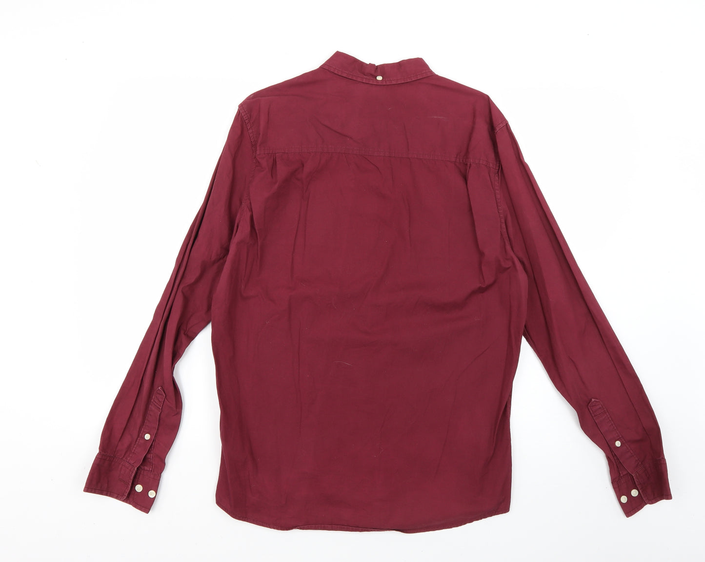 H&M Mens Red    Dress Shirt Size M