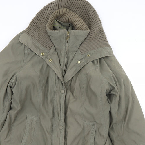 Per Una Womens Green   Rain Coat Coat Size XL