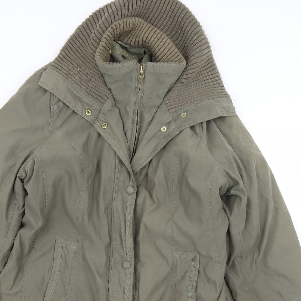 Per Una Womens Green   Rain Coat Coat Size XL
