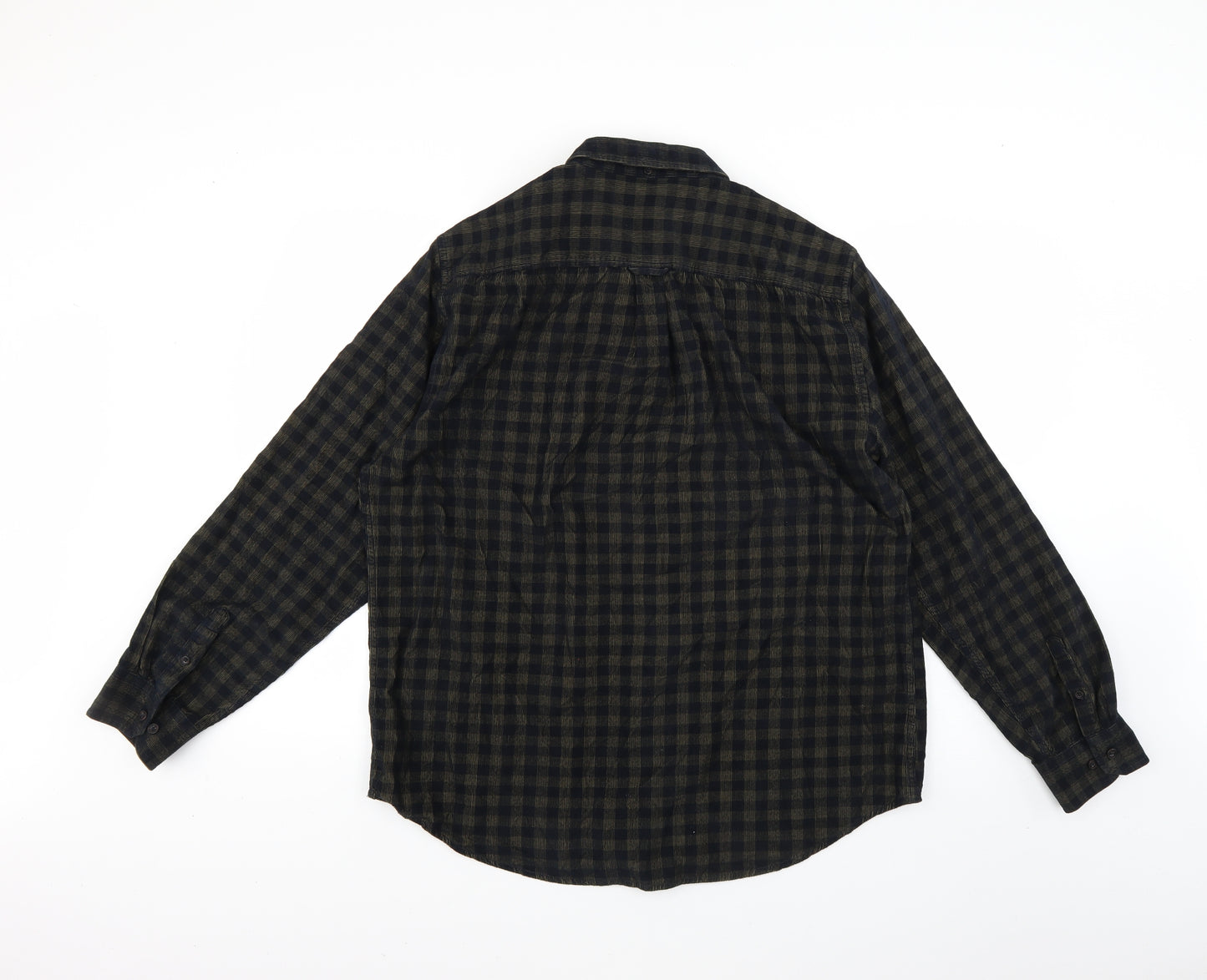 Ben Sherman Mens Multicoloured Check   Dress Shirt Size XL