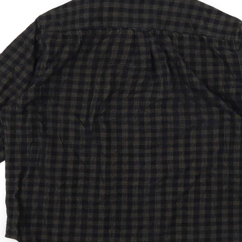 Ben Sherman Mens Multicoloured Check   Dress Shirt Size XL