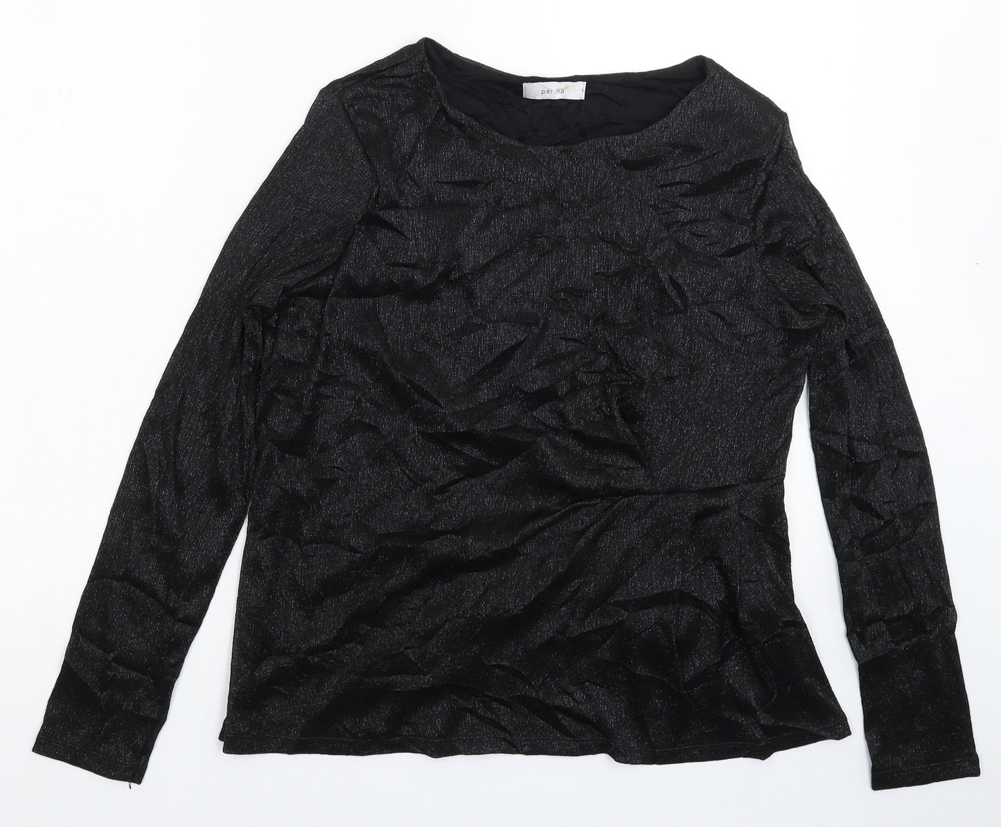 Marks and Spencer Womens Black   Basic Blouse Size 14