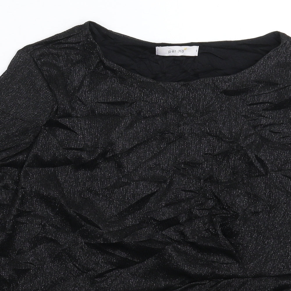 Marks and Spencer Womens Black   Basic Blouse Size 14
