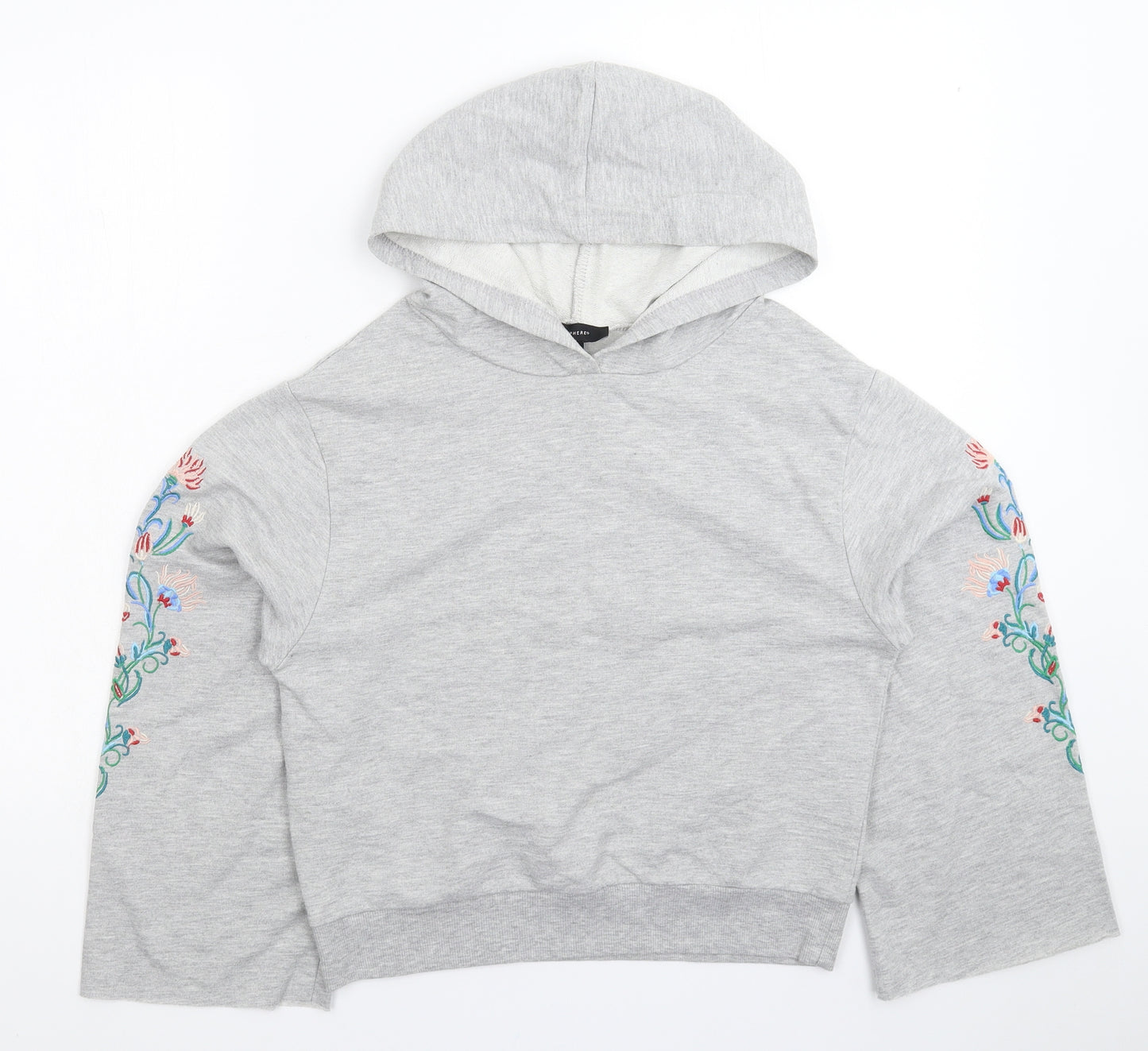 Atmosphere Womens Grey   Pullover Hoodie Size 6