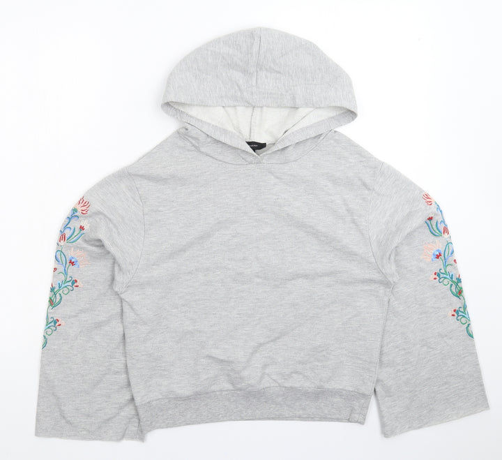 Atmosphere Womens Grey   Pullover Hoodie Size 6