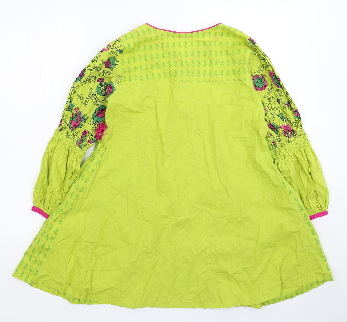 Stylo Womens Green Floral  Basic T-Shirt Size 8