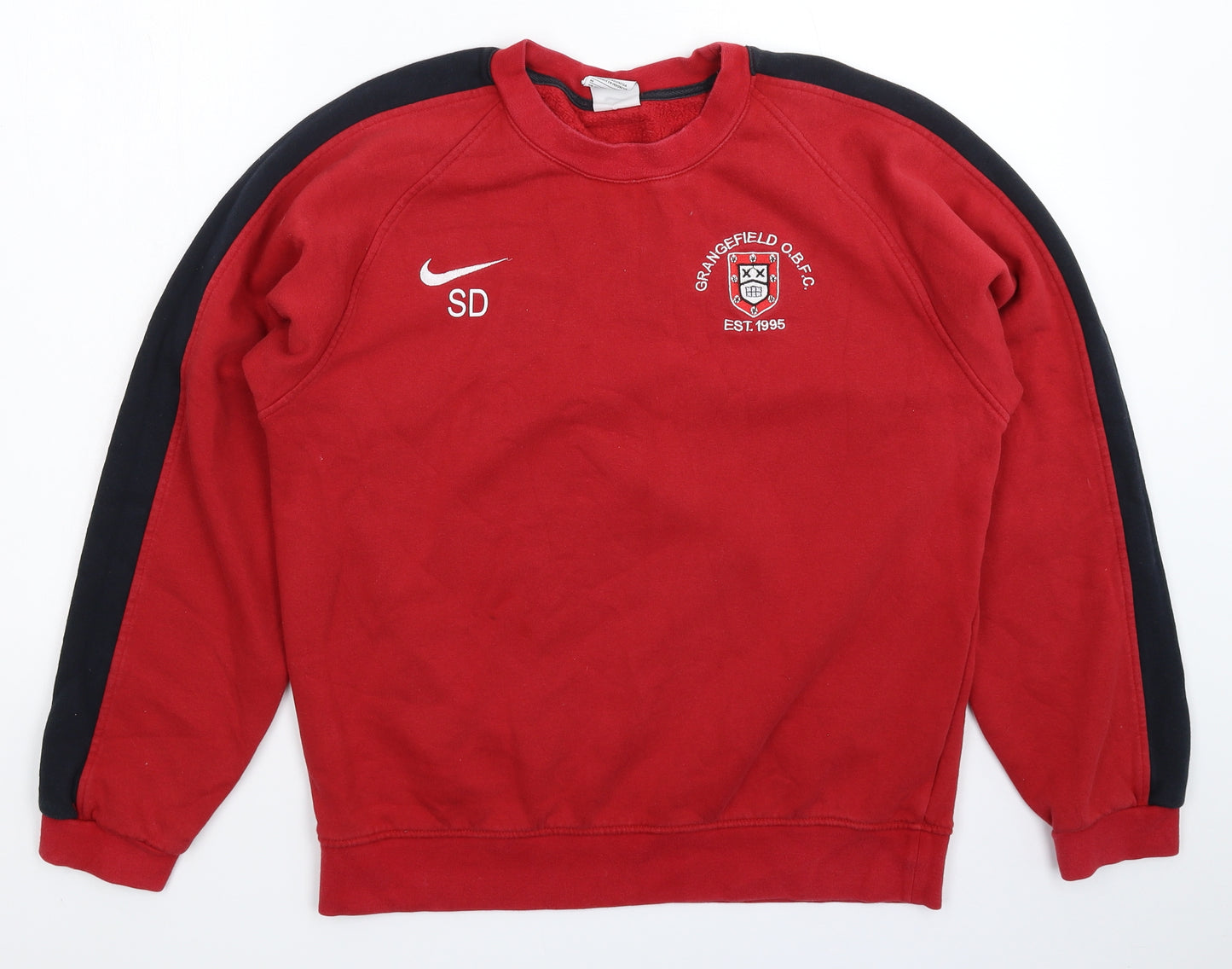 Nike Mens Red   Pullover Sweatshirt Size M