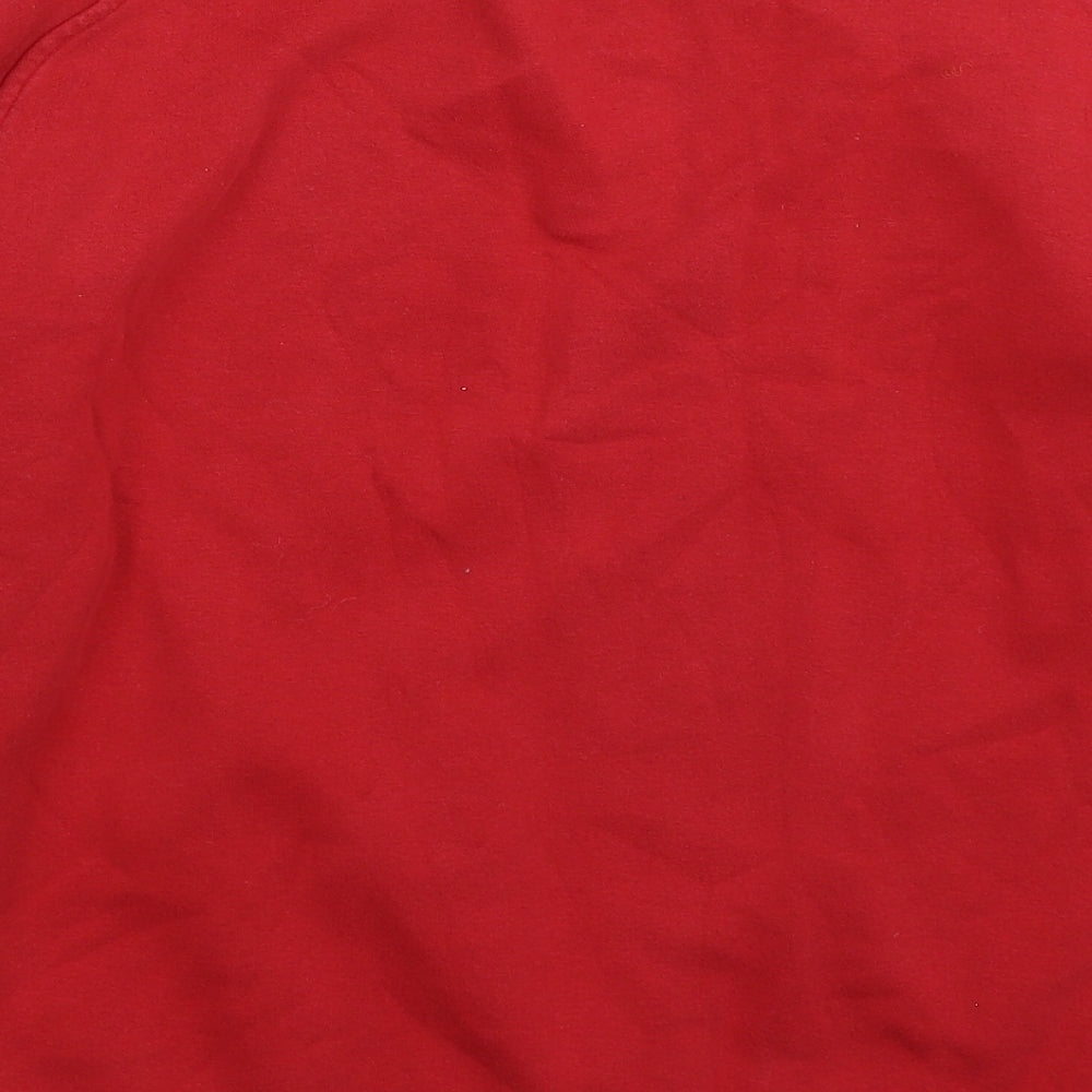 Nike Mens Red   Pullover Sweatshirt Size M