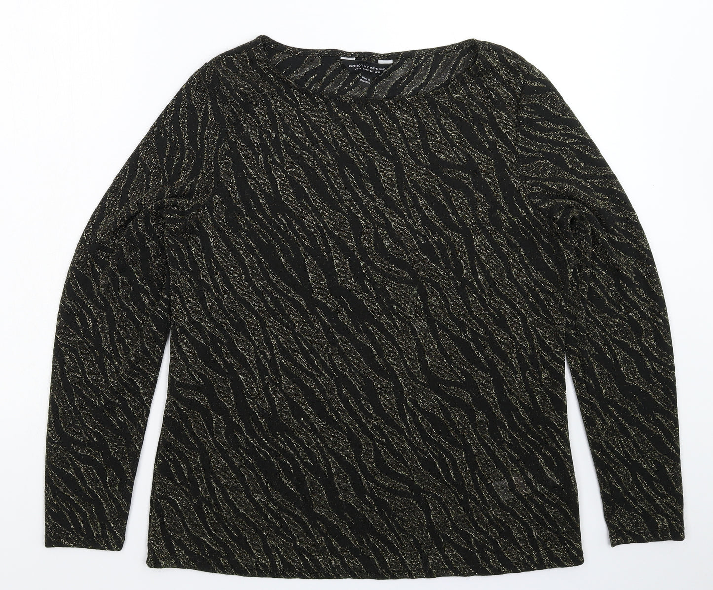 Dorothy Perkins Womens Black   Basic T-Shirt Size 18