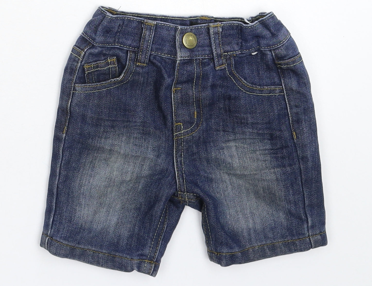 Denim & Co. Baby Blue  Denim Cropped Jeans Size 9-12 Months  - Shorts
