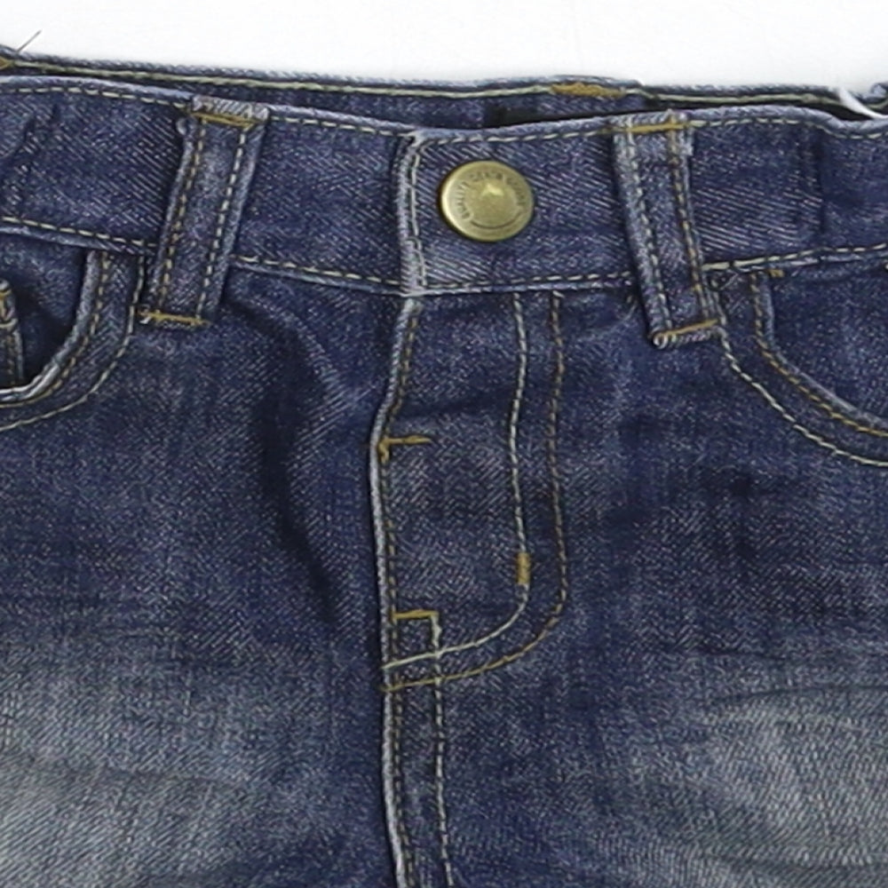 Denim & Co. Baby Blue  Denim Cropped Jeans Size 9-12 Months  - Shorts