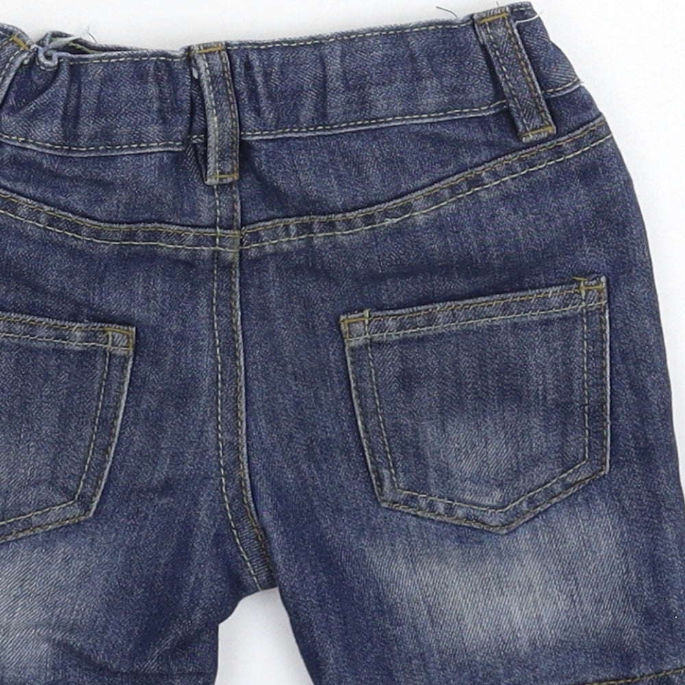 Denim & Co. Baby Blue  Denim Cropped Jeans Size 9-12 Months  - Shorts