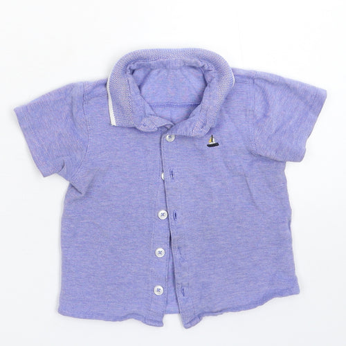 Matalan Boys Blue   Basic Polo Size 12-18 Months