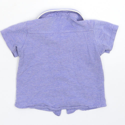 Matalan Boys Blue   Basic Polo Size 12-18 Months
