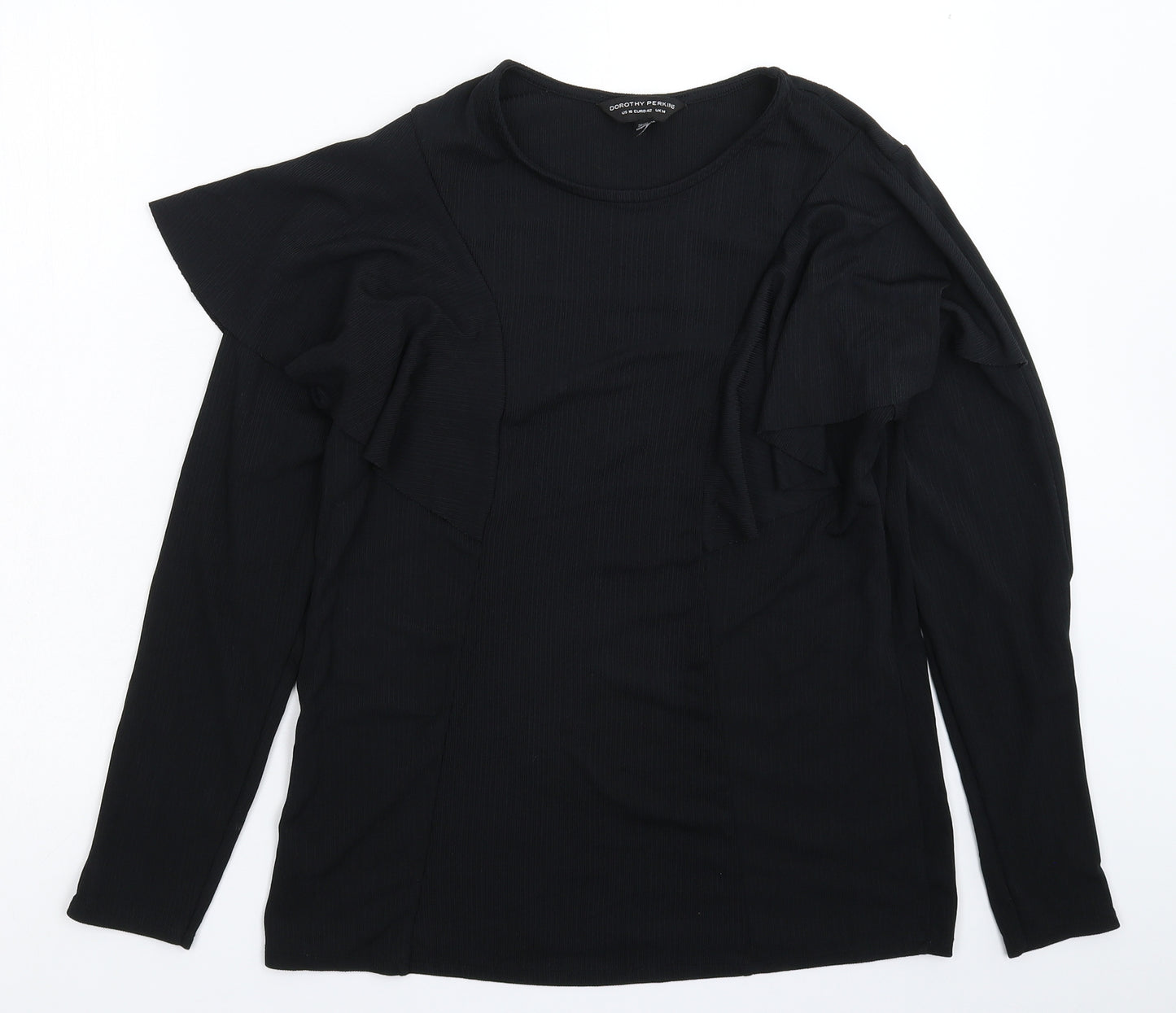 Dorothy Perkins Womens Black   Basic T-Shirt Size 14