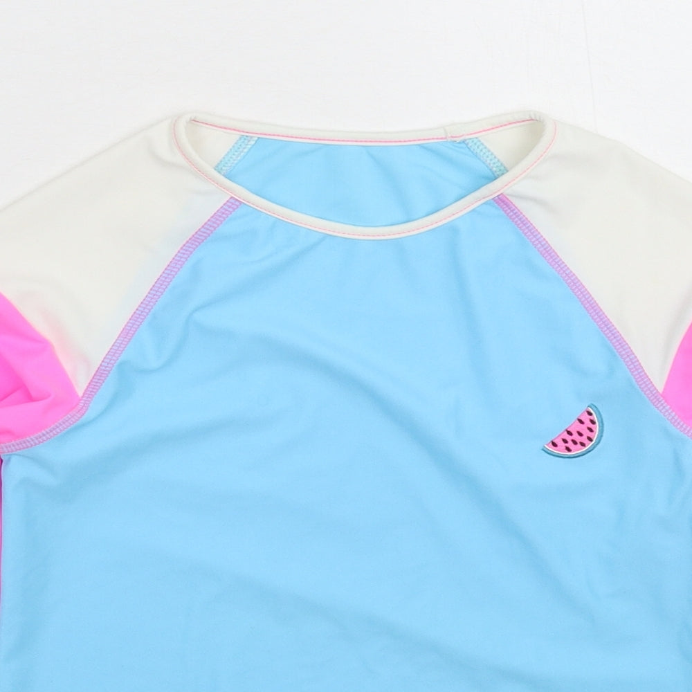 F&F Girls Multicoloured   Basic T-Shirt Size 9-10 Years