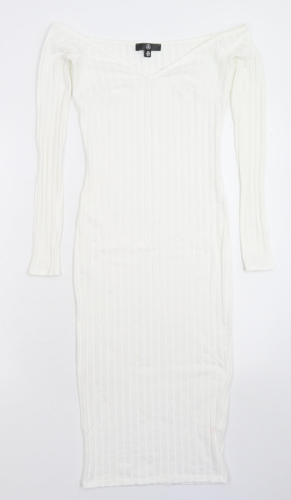 Missguided Womens White   Jumper Dress  Size 8